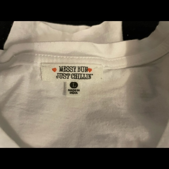 Messy Bun Football LS-Tee (M/L) - Picture 3 of 4